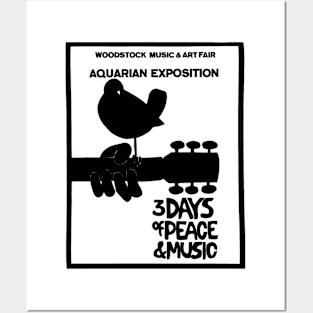 Woodstock 1969 Posters and Art